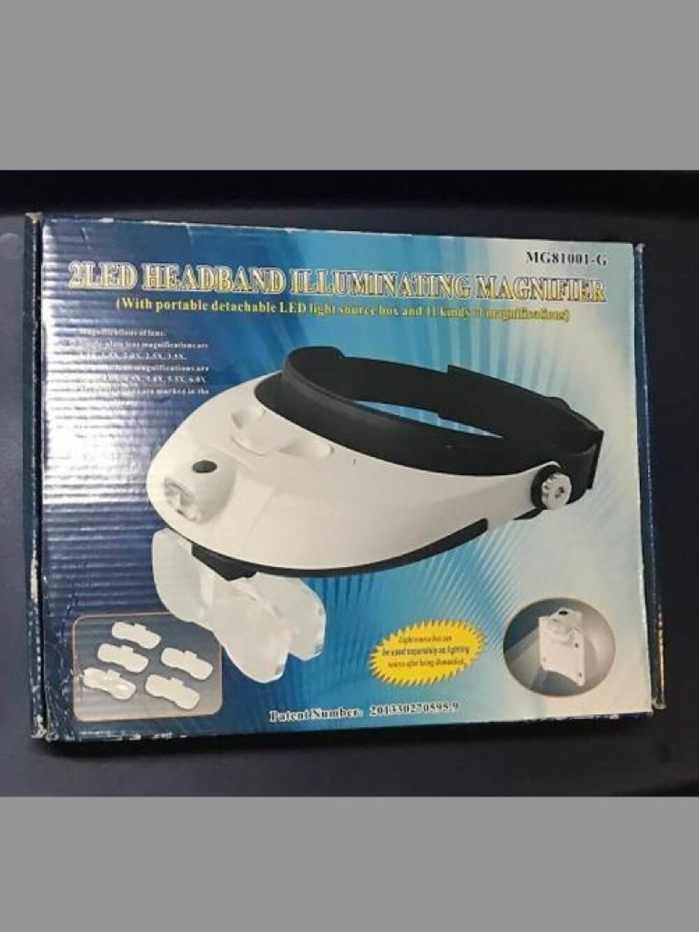 LED Headband Illuminating Magnifier (Brand New, In Box)